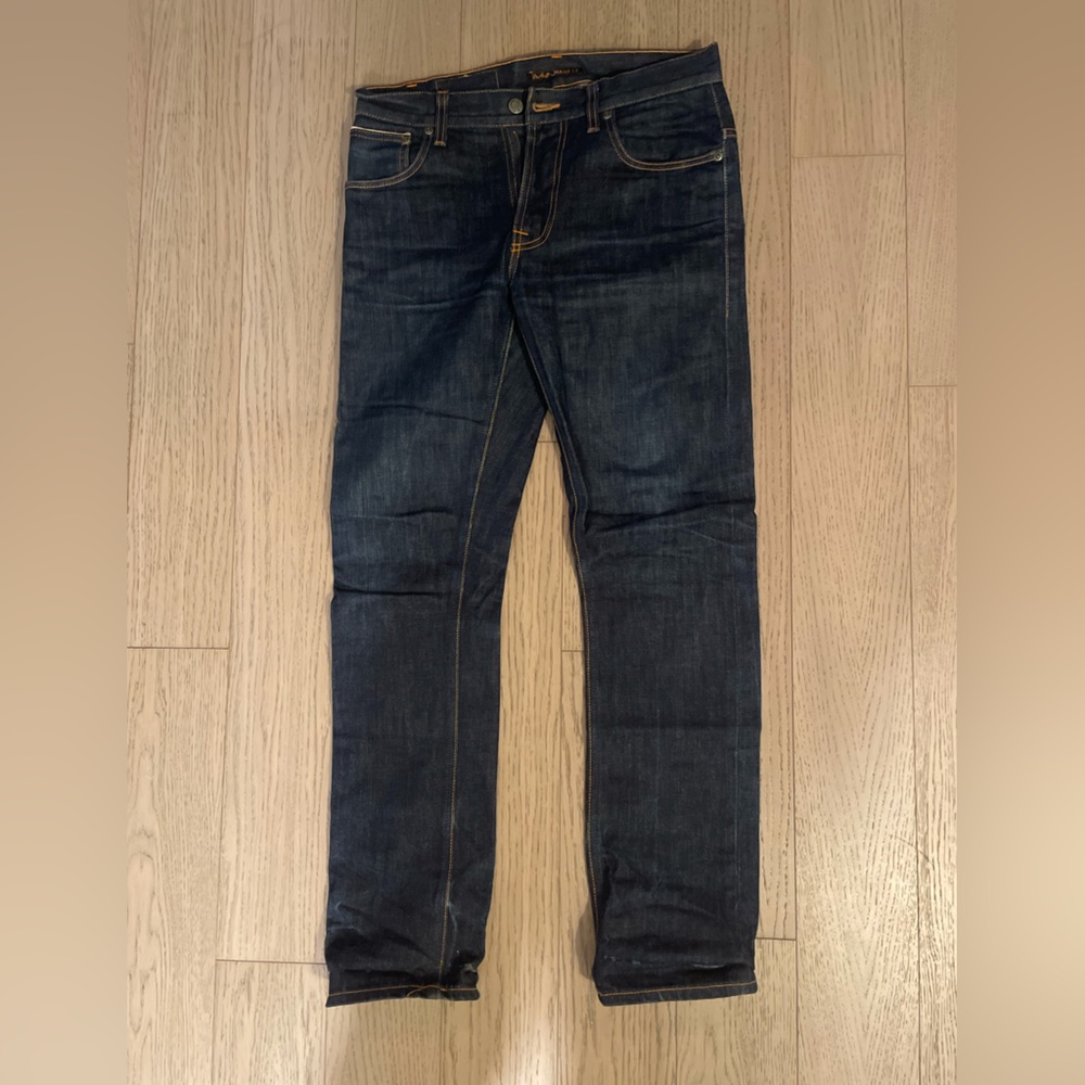 Nudie selvedge denim thin finn